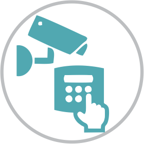 CCTV Surveillance and Access Control amenities in Trump Tower